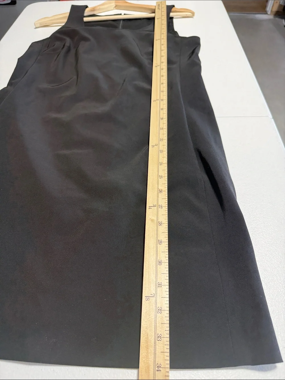 Theory Black Sleeveless Mini Shift Dress Size 6 - Picture 5 of 6
